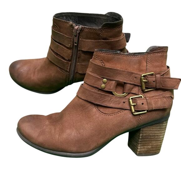 Josef Seibel Brown leather Britney 02 ankle boots 37 (US 6) Made in Germany - Picture 2 of 16